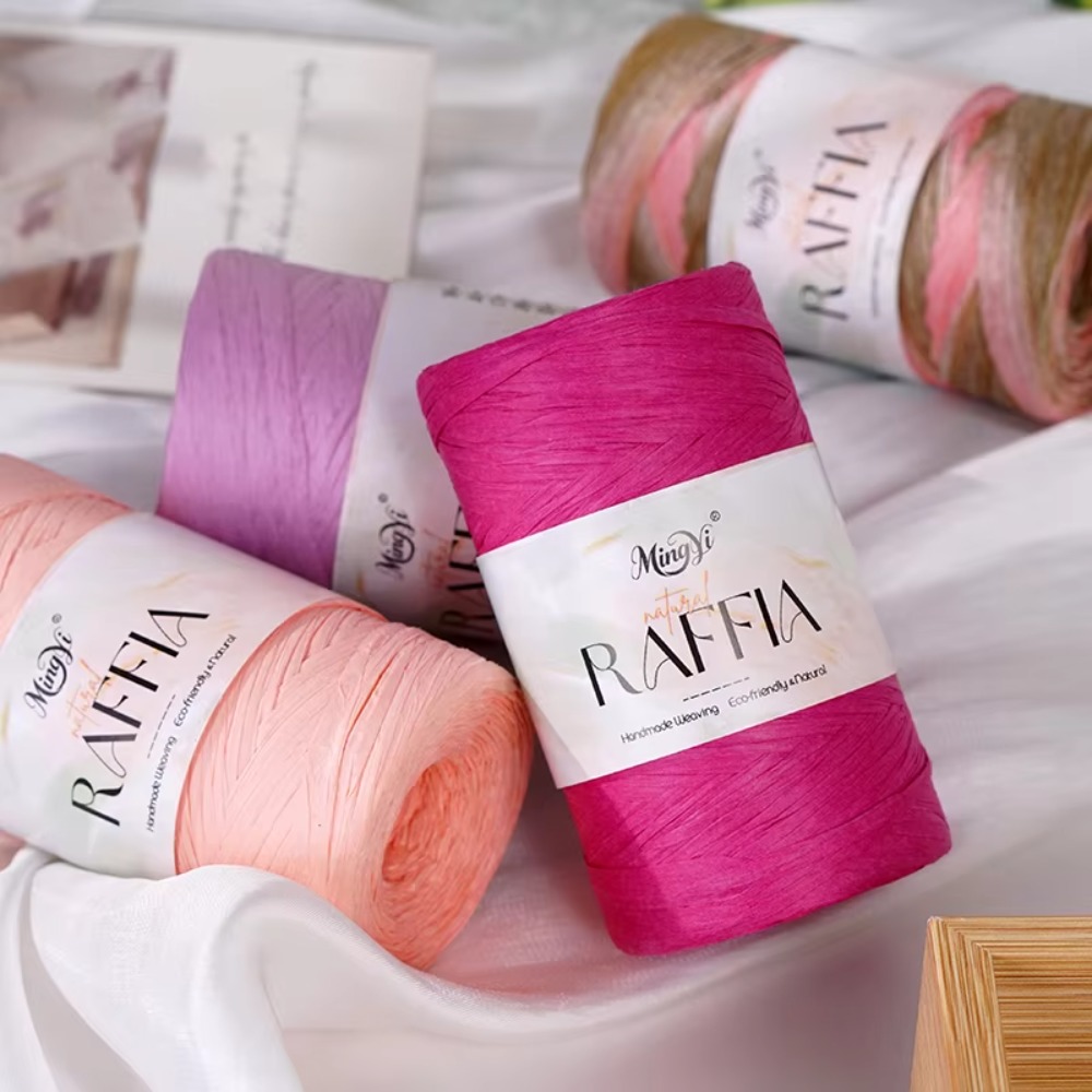 DIY Multi-Colored Raffia Yarn  - Crochet Bag Raffia incelemesi ve fiyatı