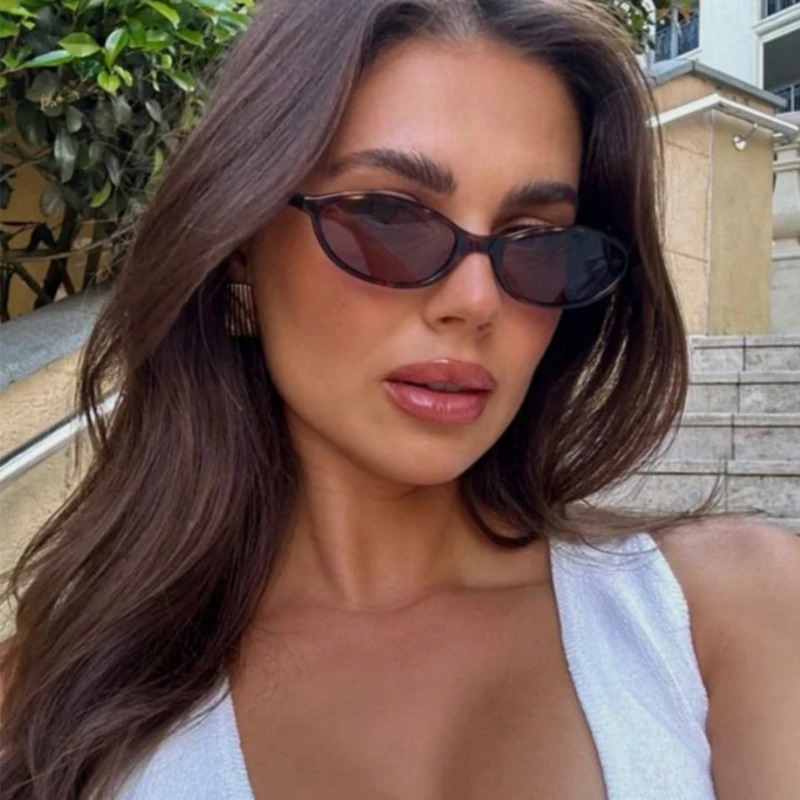 Retro Oval Frame Sunglasses Fa - Sunglasses Cat Eye incelemesi ve fiyatı