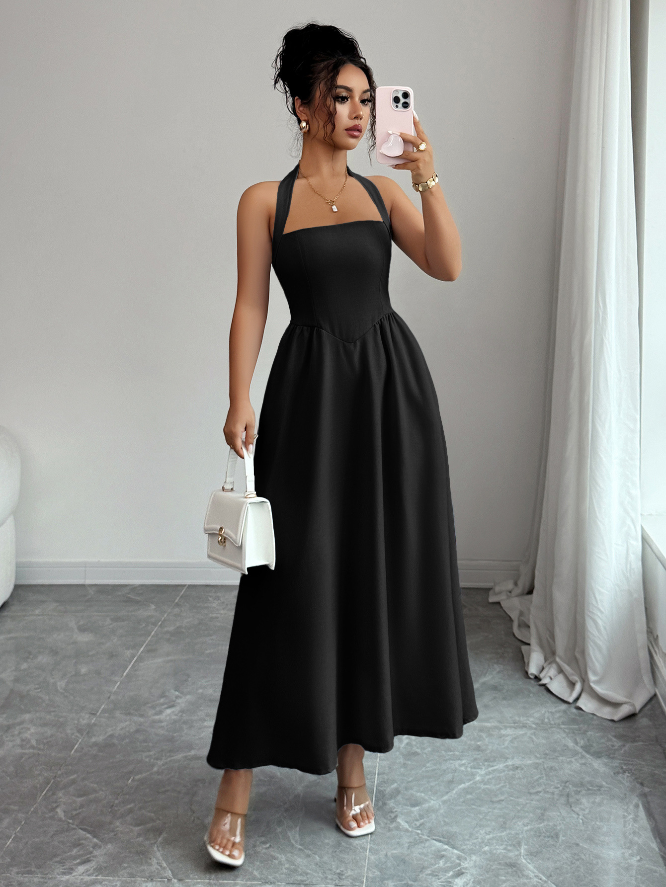 Women's Dress 5 Colors Halter  - Maxi Dress Halter incelemesi ve fiyatı