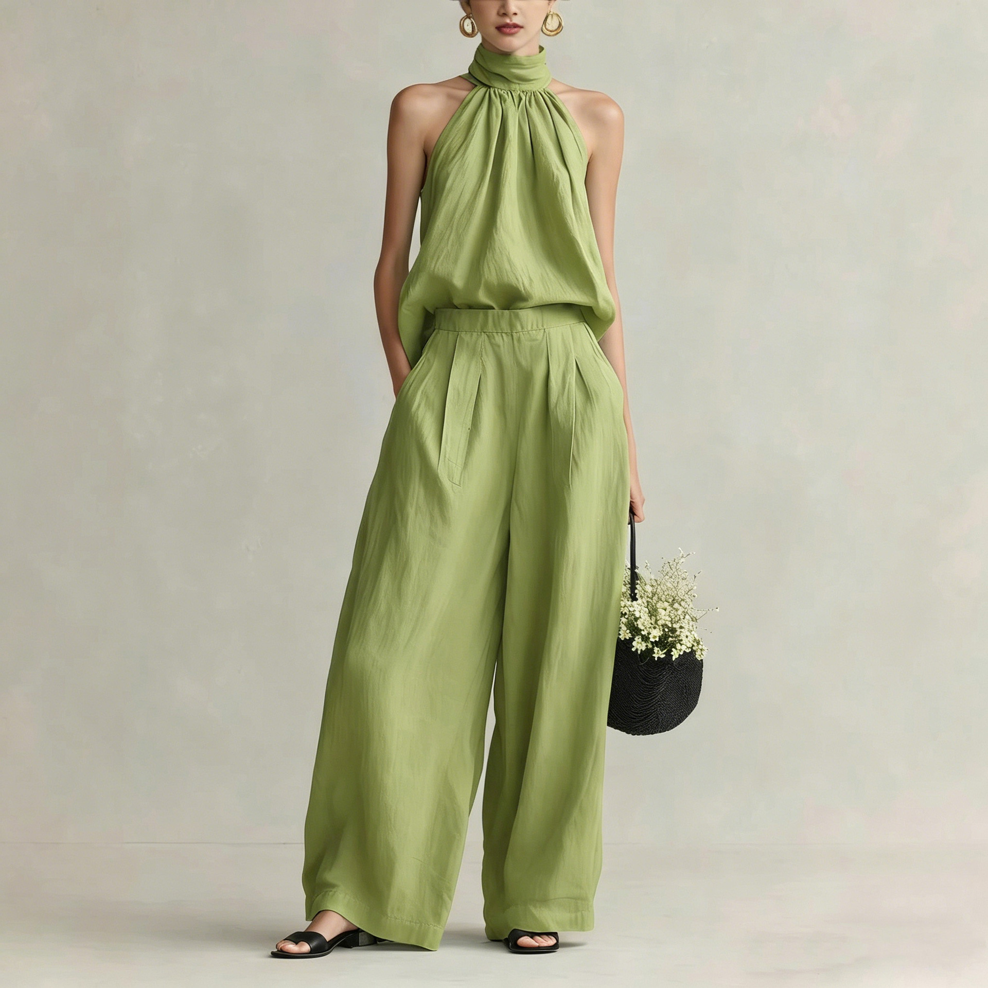 Women's 2026 Summer New Style  - Linen Pant Wide incelemesi ve fiyatı