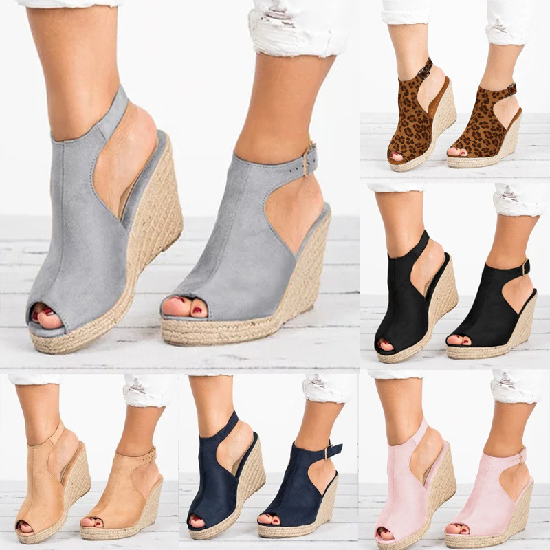 Heeled Sandals for Women Summe - Wedge Espadrille Women incelemesi ve fiyatı