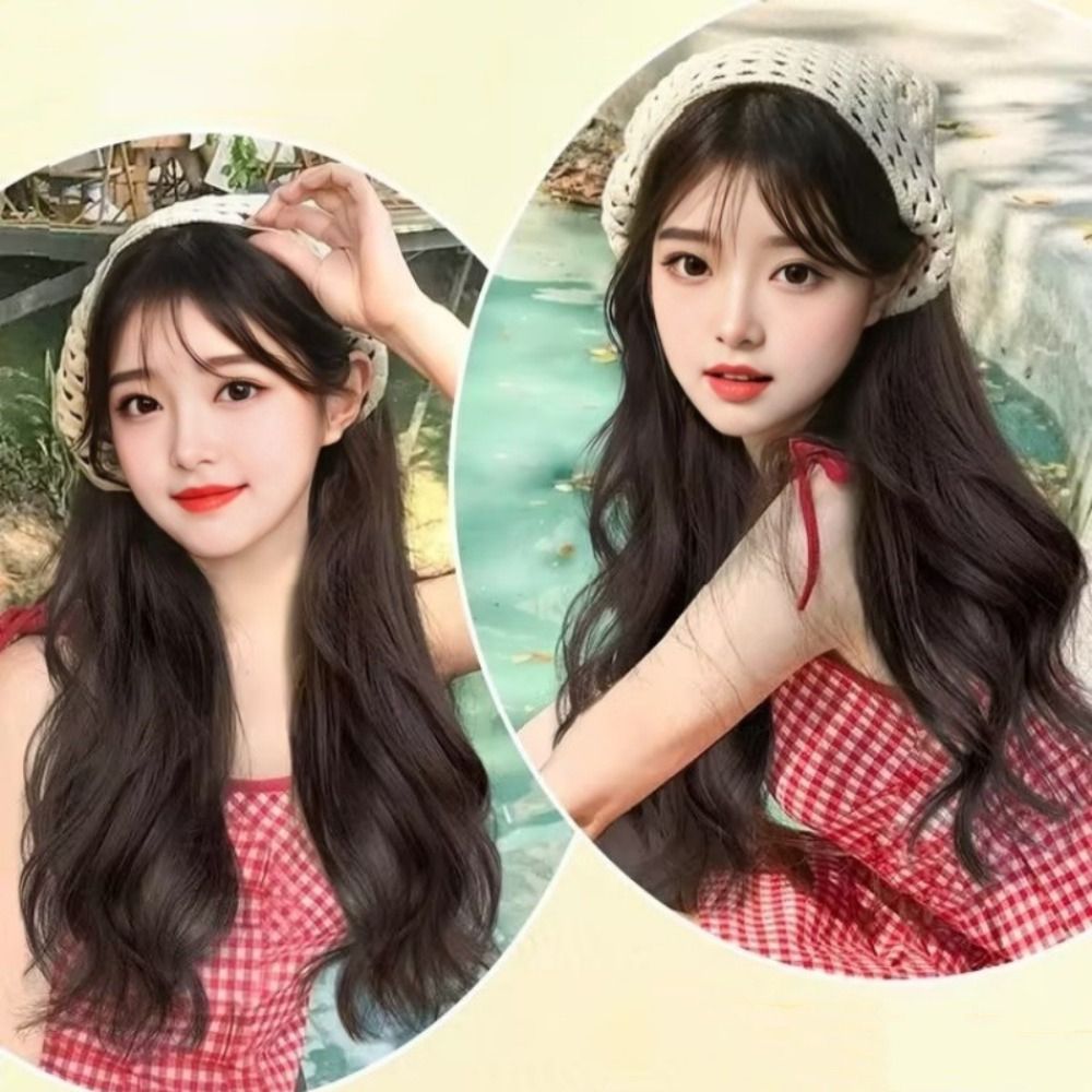 Fashion 65CM Wig Triangle Head - Headband Summer Knit incelemesi ve fiyatı