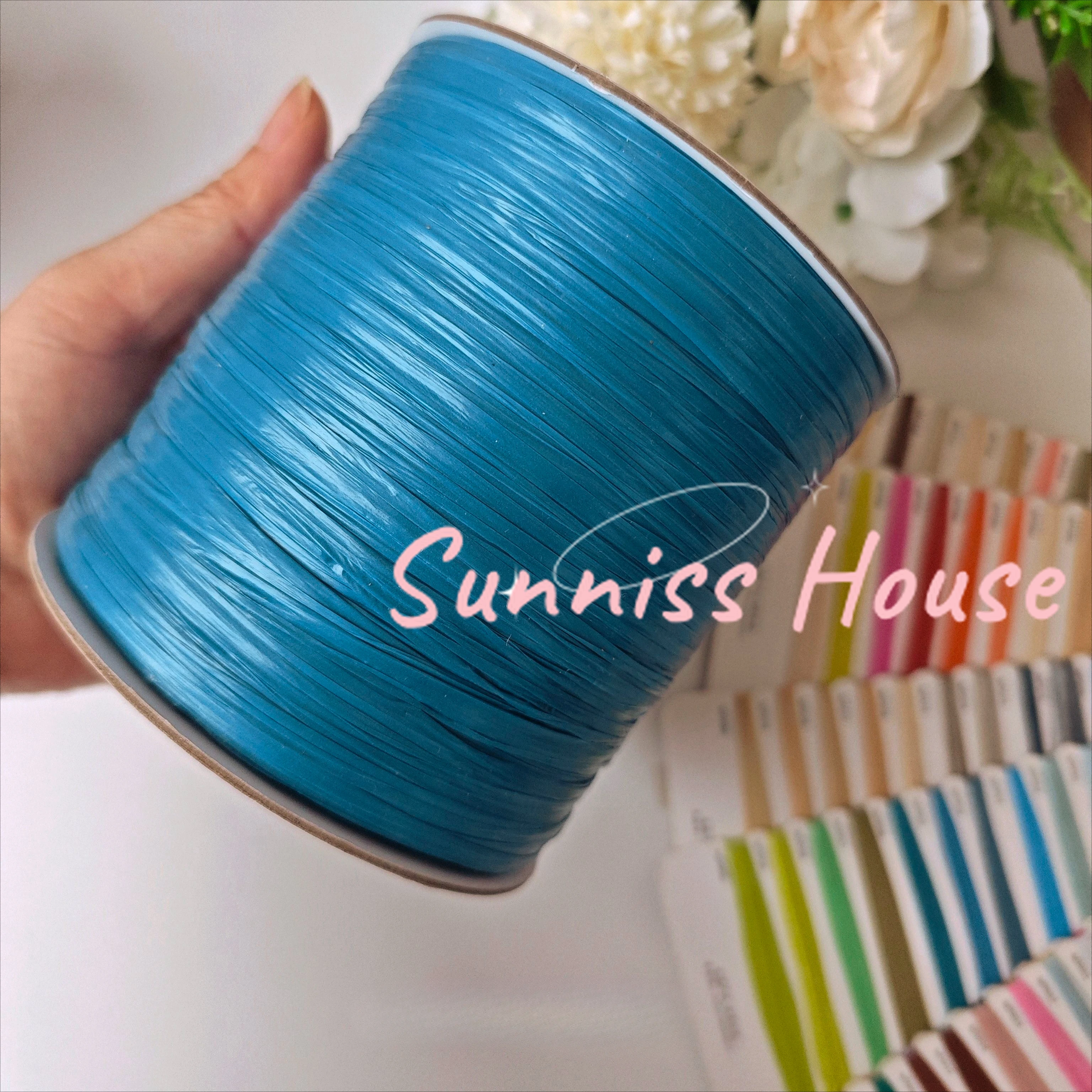 600M Matte Raffia Yarn，330g Ar - Crochet Bag Raffia incelemesi ve fiyatı