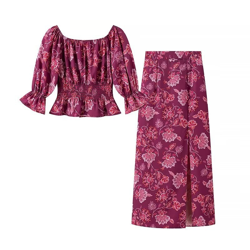 Women's Fashion Printed Off-Sh - Blouse Off Shoulder incelemesi ve fiyatı