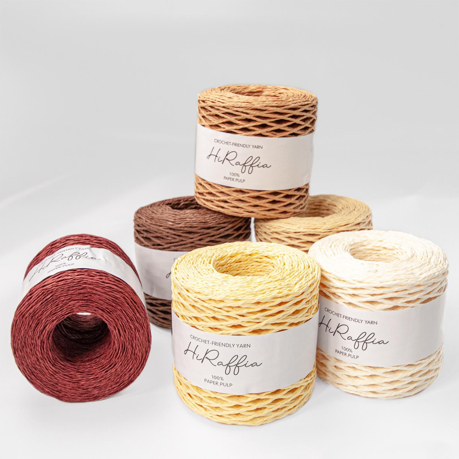 150m Natural Raffia Straw Yarn - Crochet Bag Raffia incelemesi ve fiyatı