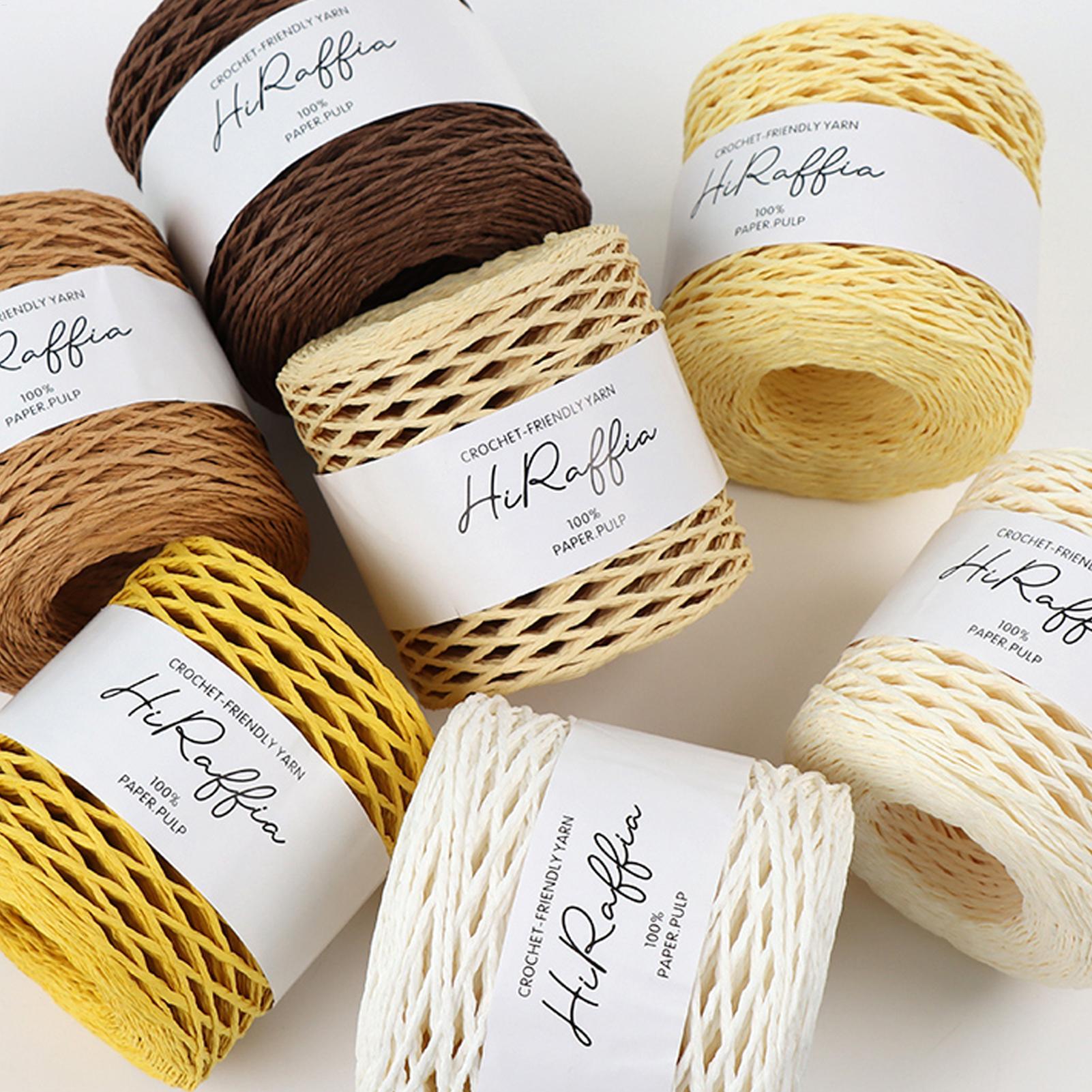 150m Natural Raffia Straw Yarn - Crochet Bag Raffia incelemesi ve fiyatı