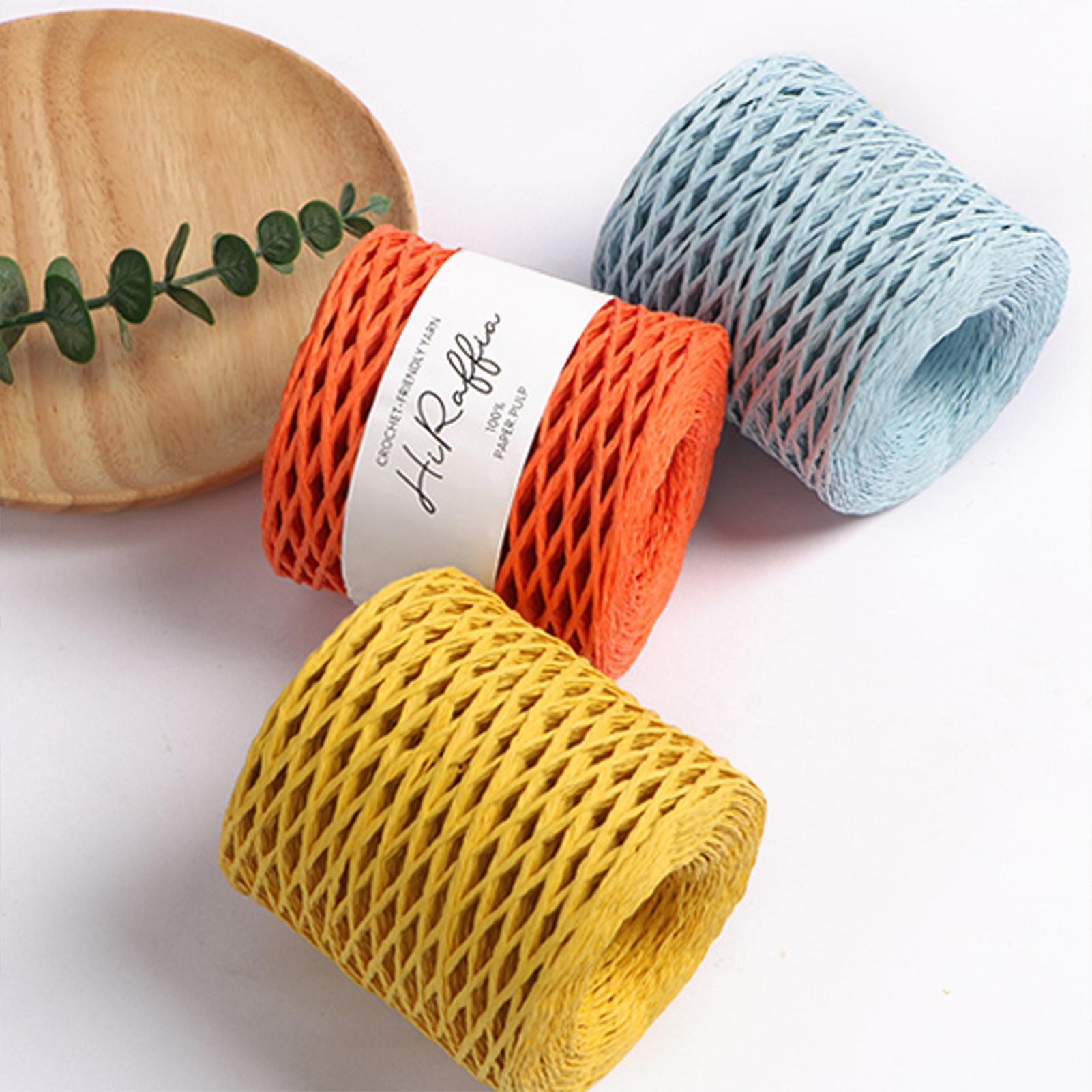 150m Natural Raffia Straw Yarn - Crochet Bag Raffia incelemesi ve fiyatı