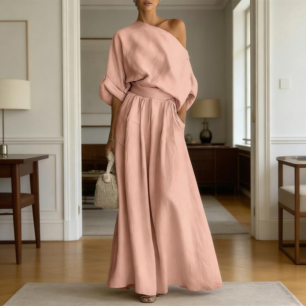 Women Blouse Pants Set Elegant - Blouse Off Shoulder incelemesi ve fiyatı