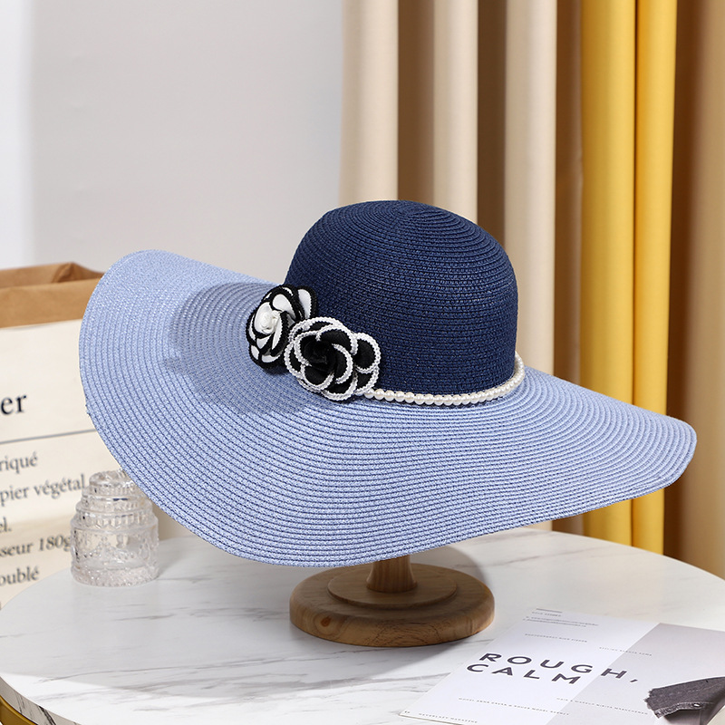 Two Tones Wide Brim Summer Hat - Hat Floppy Wide incelemesi ve fiyatı