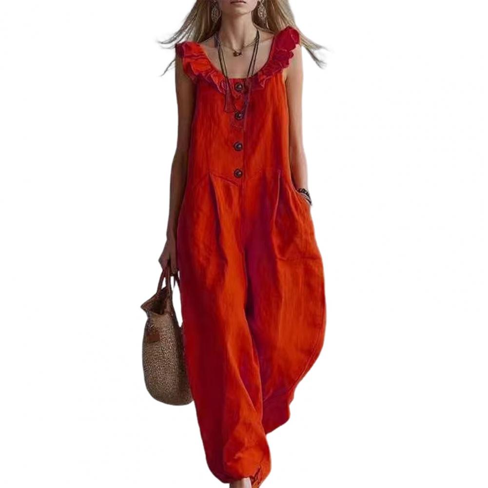 Relaxed Fit Romper Women Women - Jumpsuit Linen Relaxed incelemesi ve fiyatı
