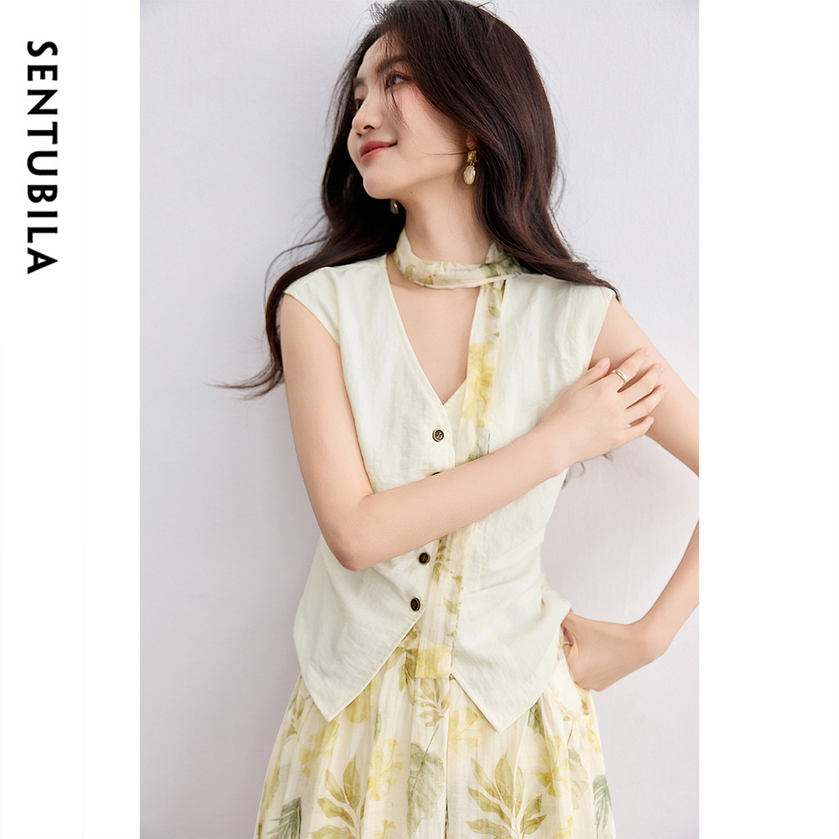 SENTUBILA Elegant Skirt Holida - Midi Skirt Floral incelemesi ve fiyatı