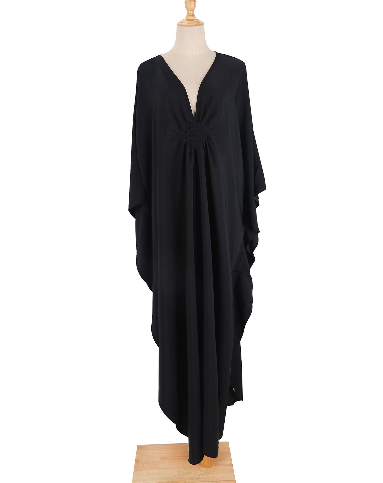 Women Solid Color Cover Up V N - Cover Up Kaftan incelemesi ve fiyatı