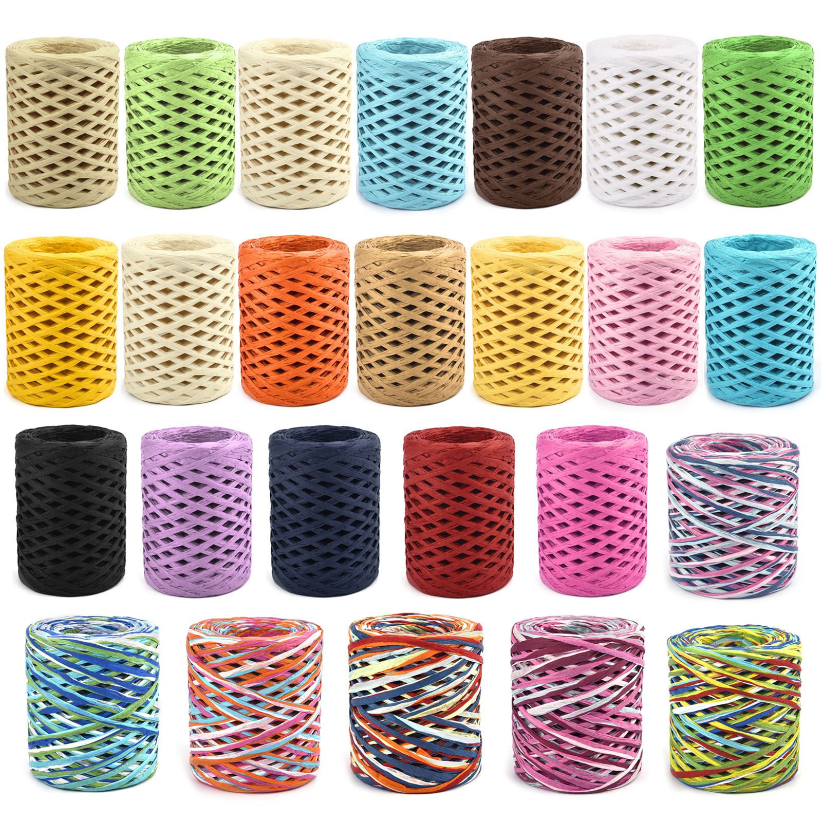 100M Natural Raffia Straw Yarn - Crochet Bag Raffia incelemesi ve fiyatı