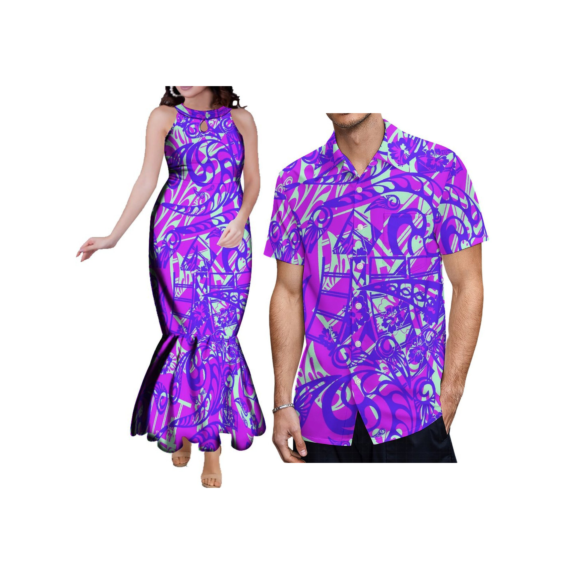 Customized Couples Clothes Big - Maxi Dress Halter incelemesi ve fiyatı