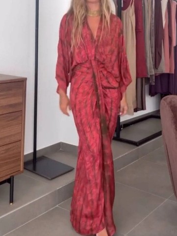 Summer Dress Women's Linen V N - Linen Dress Wrap incelemesi ve fiyatı