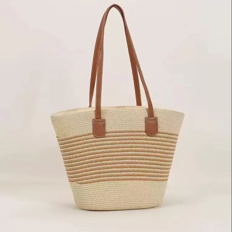 CLAREGQI  Women's Striped Stra - Tote Bag Beach incelemesi ve fiyatı