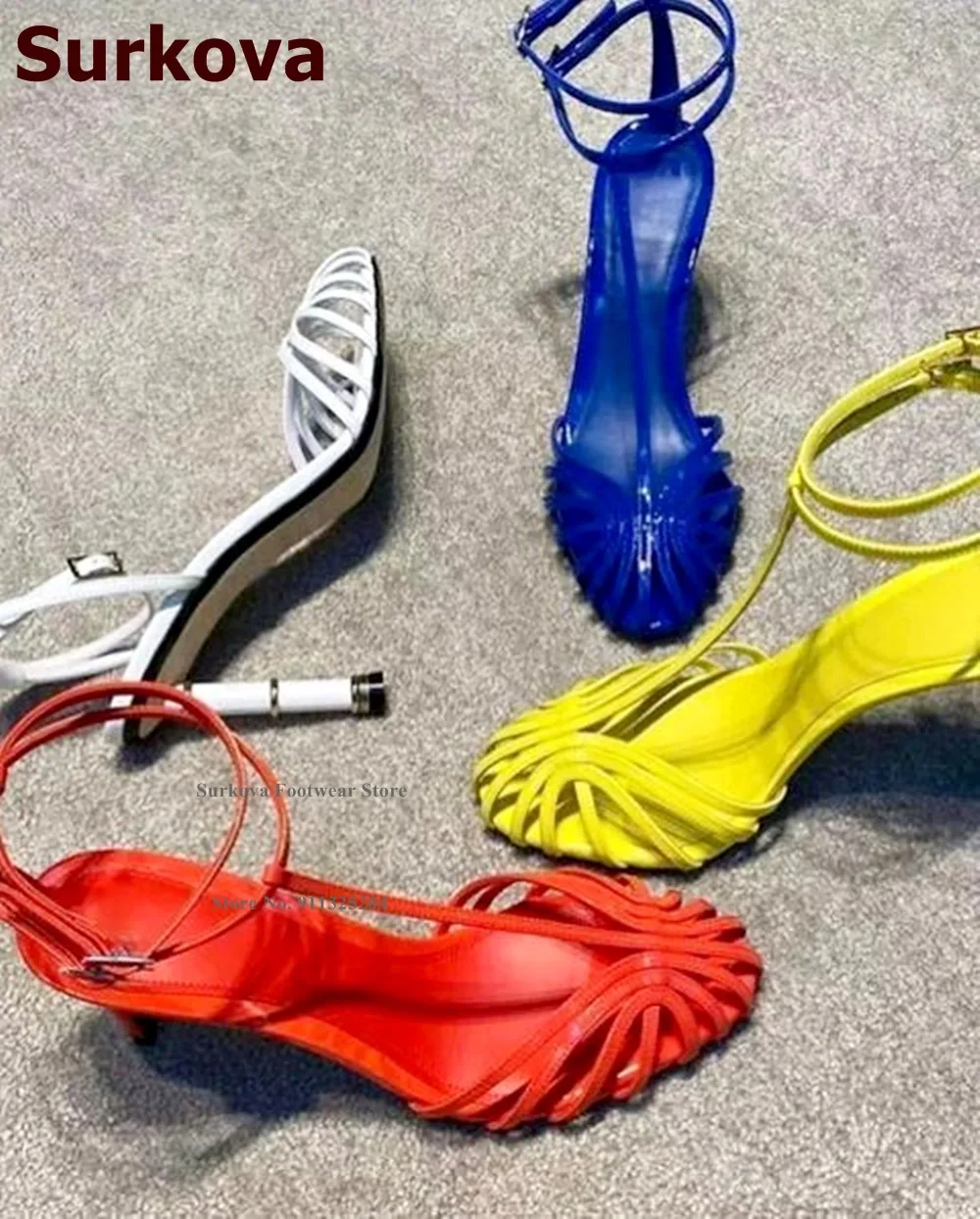Surkova Matte Leather Thin Str - Sandal Strappy Heeled incelemesi ve fiyatı