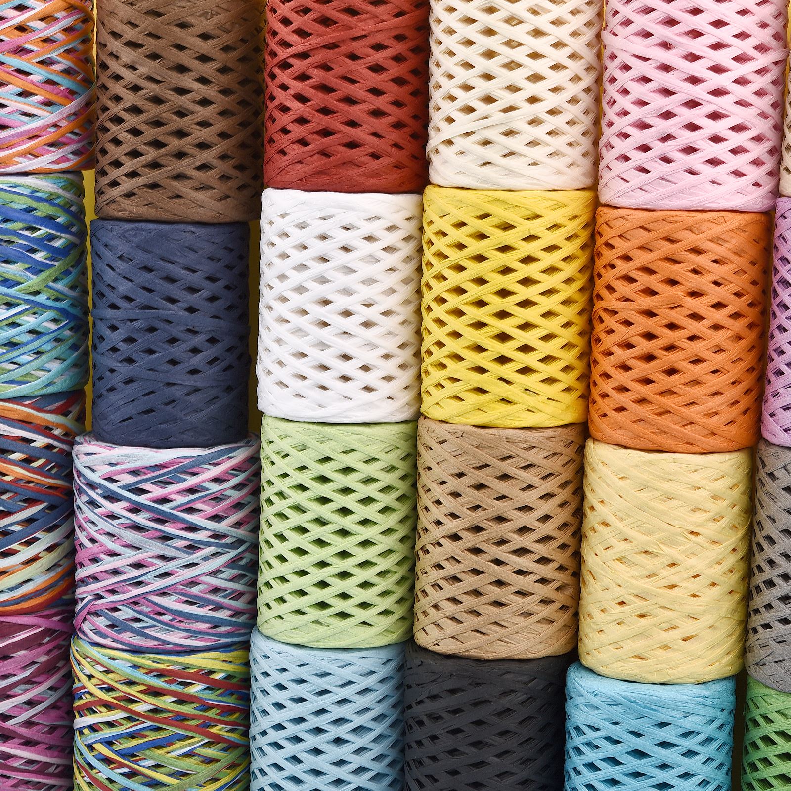100M Natural Raffia Straw Yarn - Crochet Bag Raffia incelemesi ve fiyatı