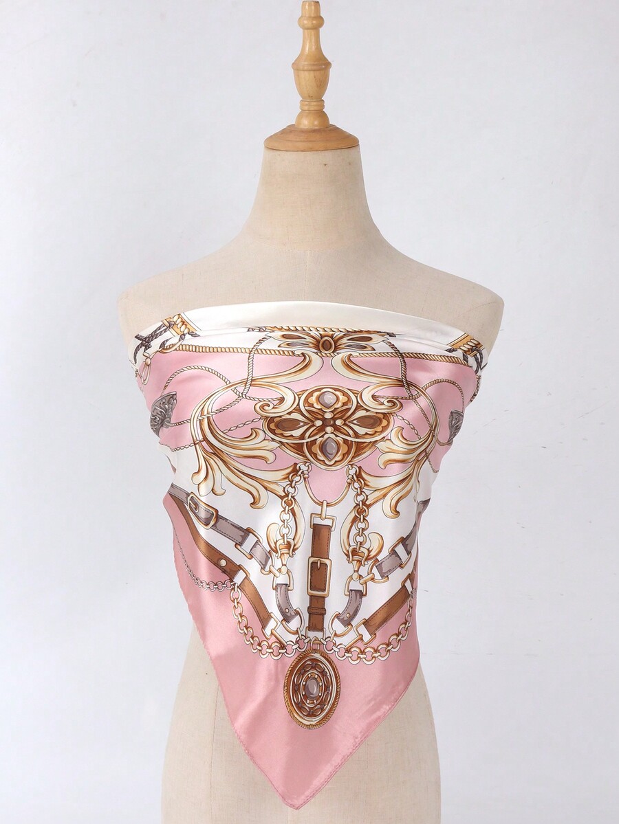 1pc Women's Light Pink Printed - Headband Summer Knit incelemesi ve fiyatı