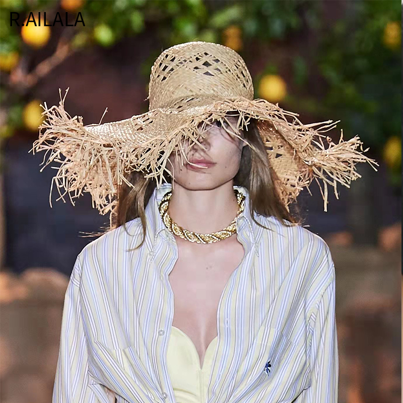 New Women Summer Natural Raffi - Hat Floppy Wide incelemesi ve fiyatı