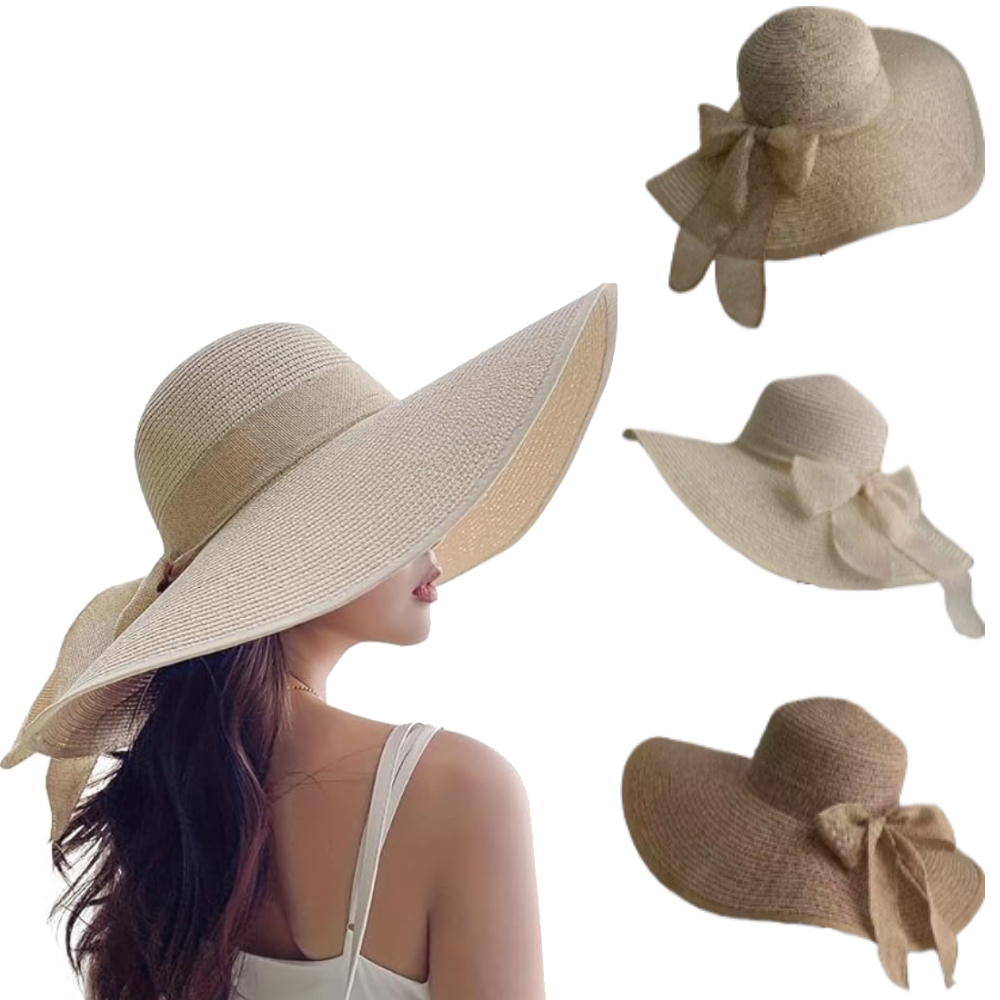 Women Summer Wide Brim Straw H - Hat Floppy Wide incelemesi ve fiyatı