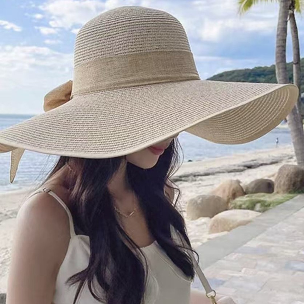 Women Summer Wide Brim Straw H - Hat Floppy Wide incelemesi ve fiyatı