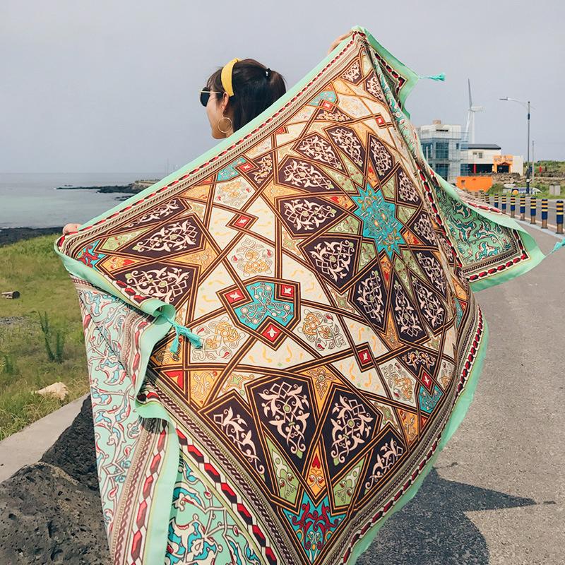 2018 New 90x180cm Twill cotton - Cover Up Kaftan incelemesi ve fiyatı