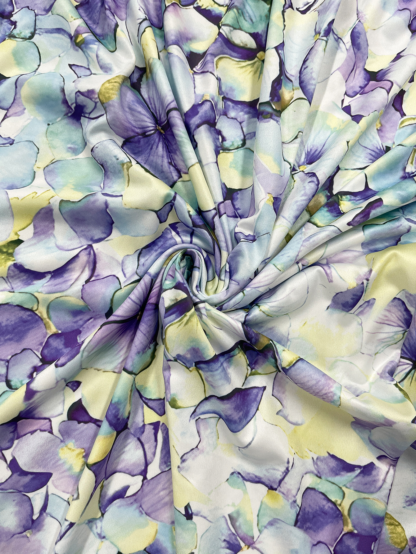 Plus Size Purple Yellow Floral - Midi Skirt Floral incelemesi ve fiyatı