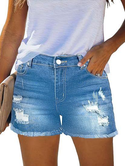 Casual Vintage Denim Shorts Hi - Shorts Denim Frayed incelemesi ve fiyatı