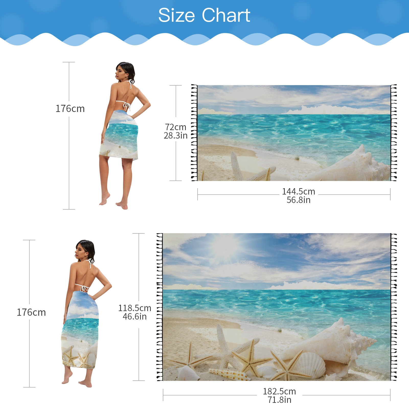 Sexy Women Chiffon Swimwear Pa - Cover Up Kaftan incelemesi ve fiyatı