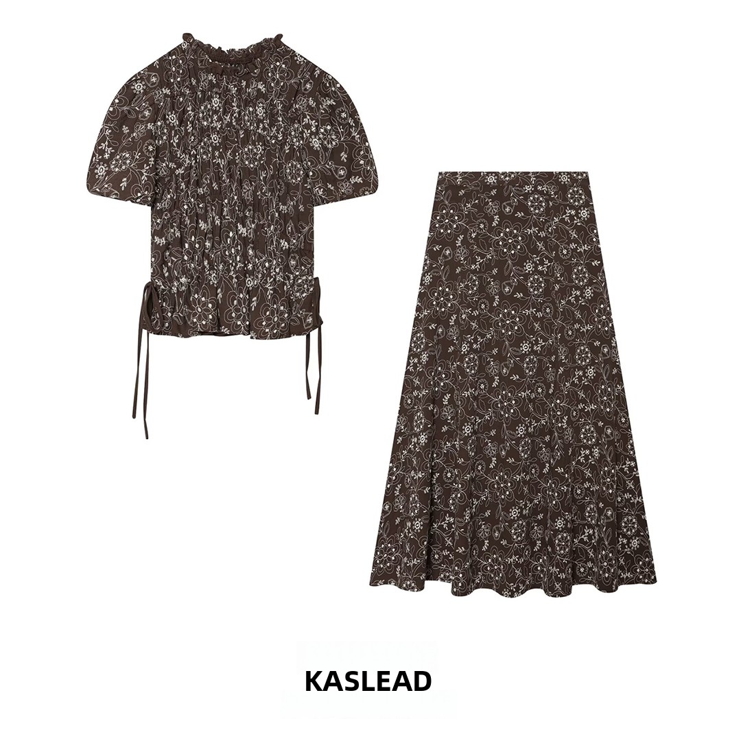 KASLEAD New Women's Fashion Em - Midi Skirt Floral incelemesi ve fiyatı