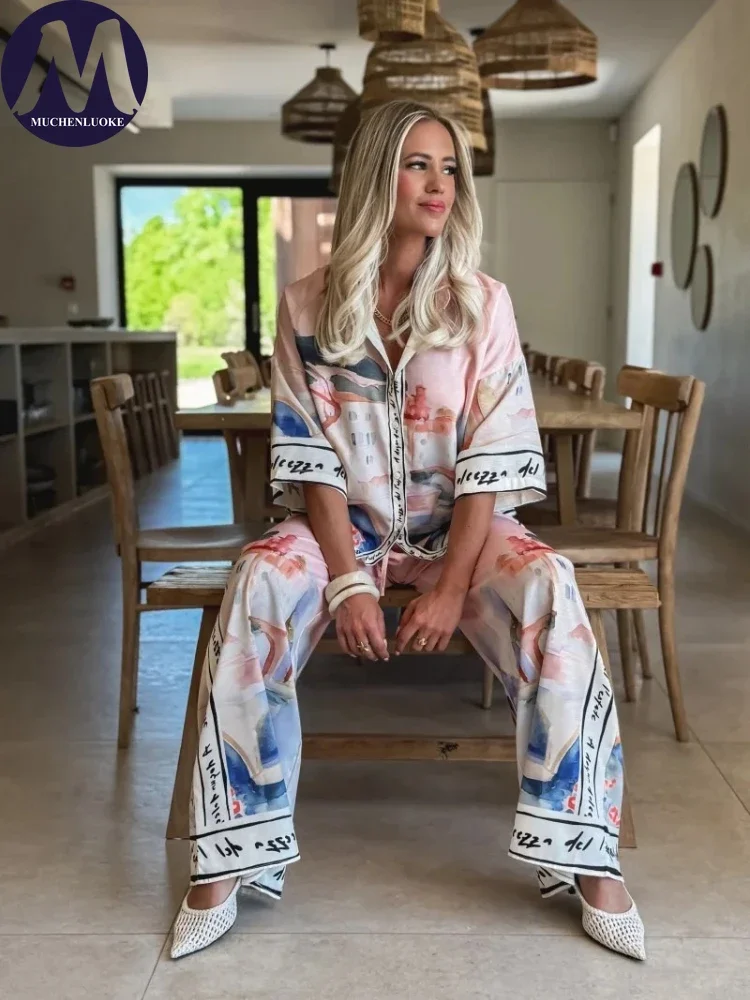2 Pieces Set for Woman Summer  - Linen Pant Wide incelemesi ve fiyatı