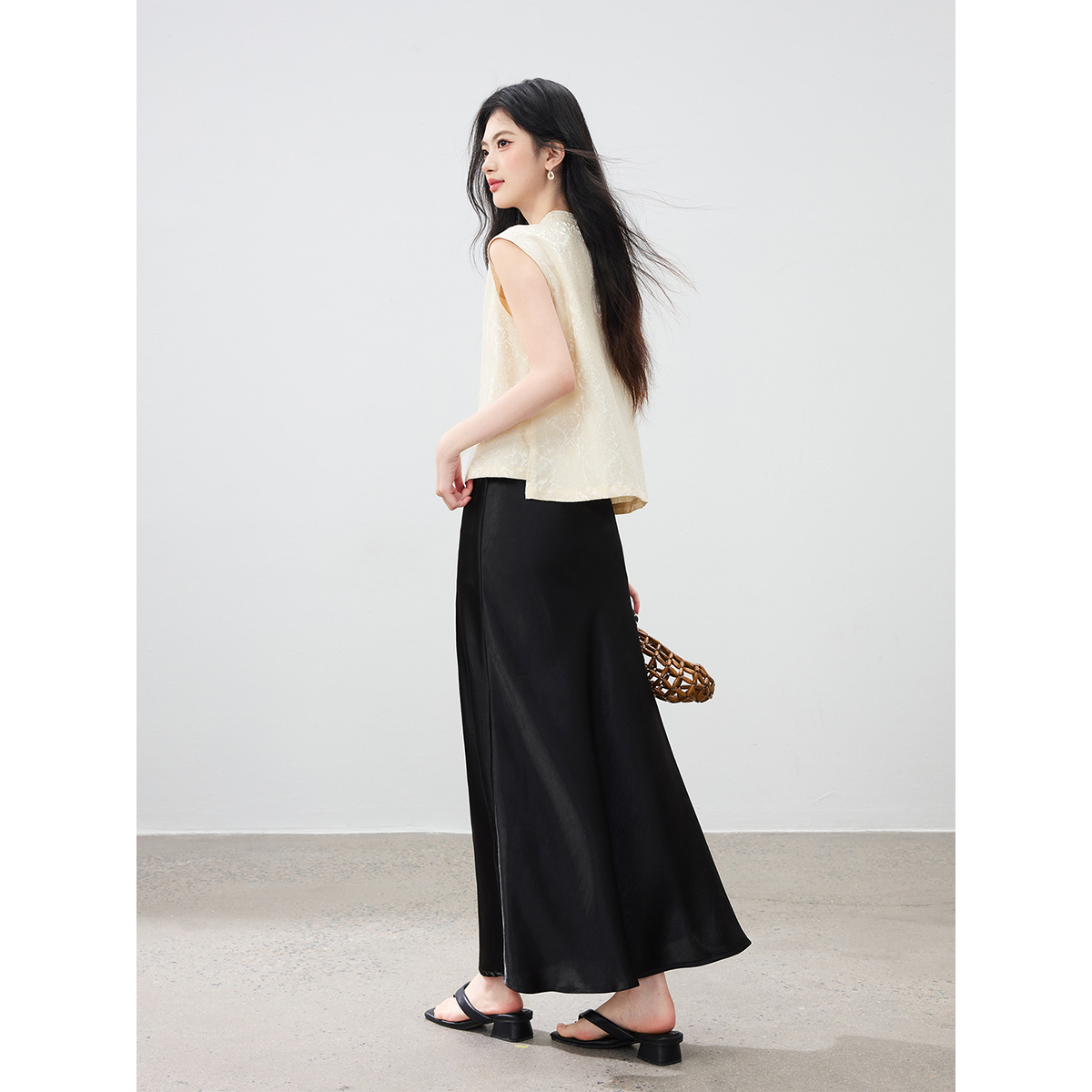 VIMLY's Women's Summer Suit 20 - Midi Skirt Floral incelemesi ve fiyatı