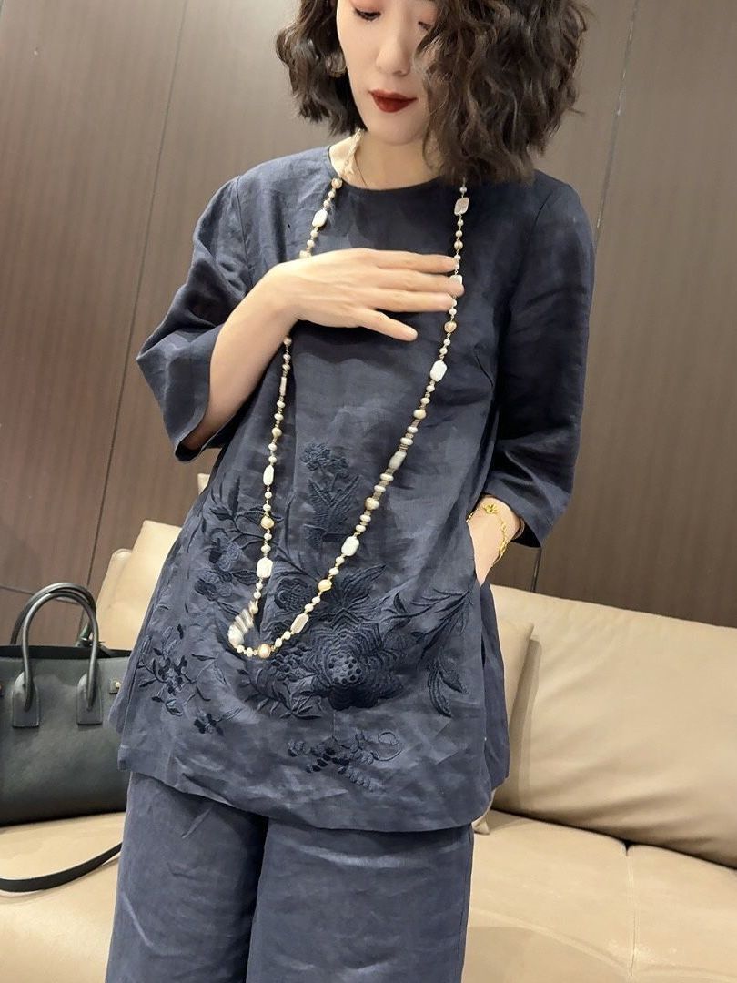 High-End Lightweight Cotton Li - Linen Pant Wide incelemesi ve fiyatı