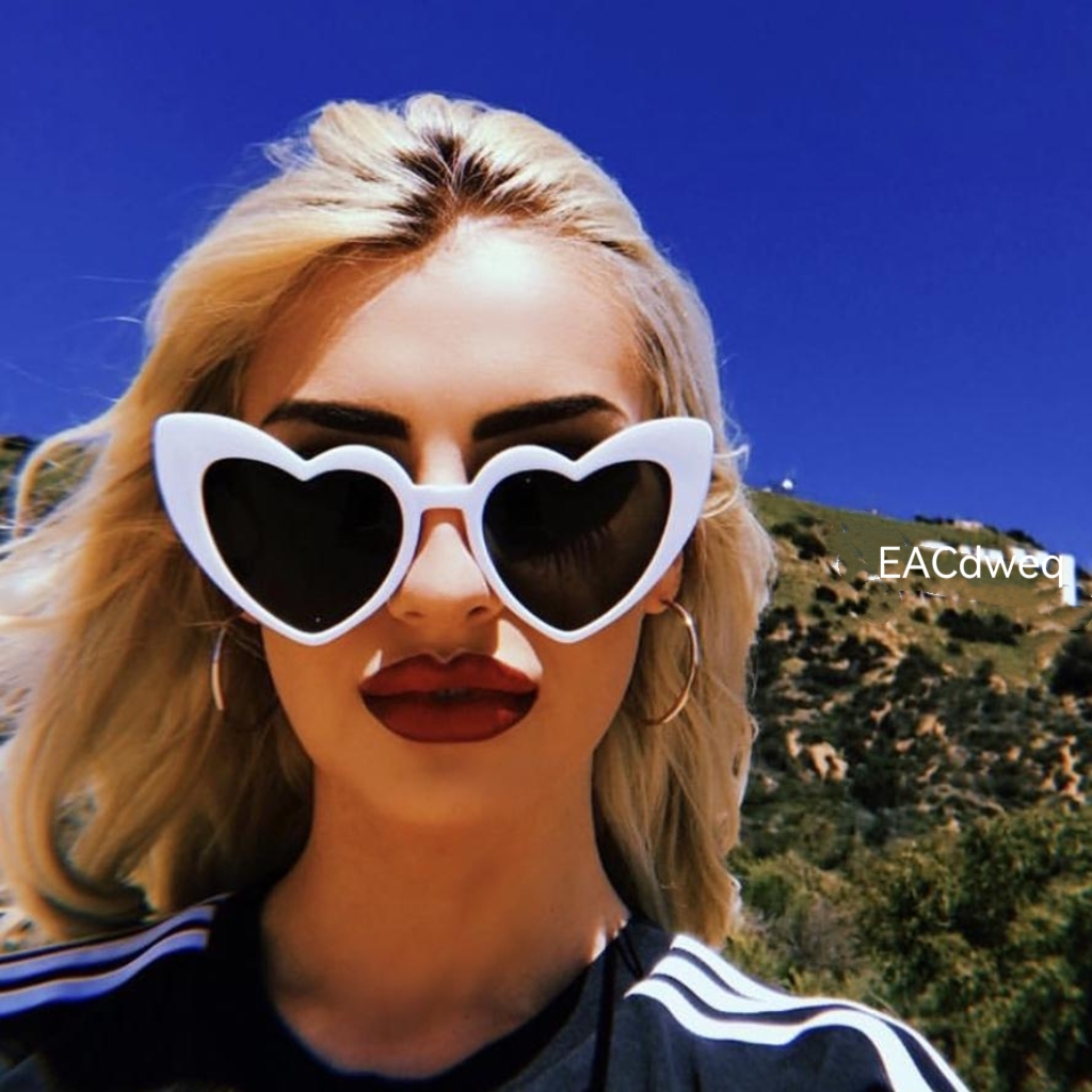 Love Heart Cat Eye Sunglasses  - Sunglasses Cat Eye incelemesi ve fiyatı