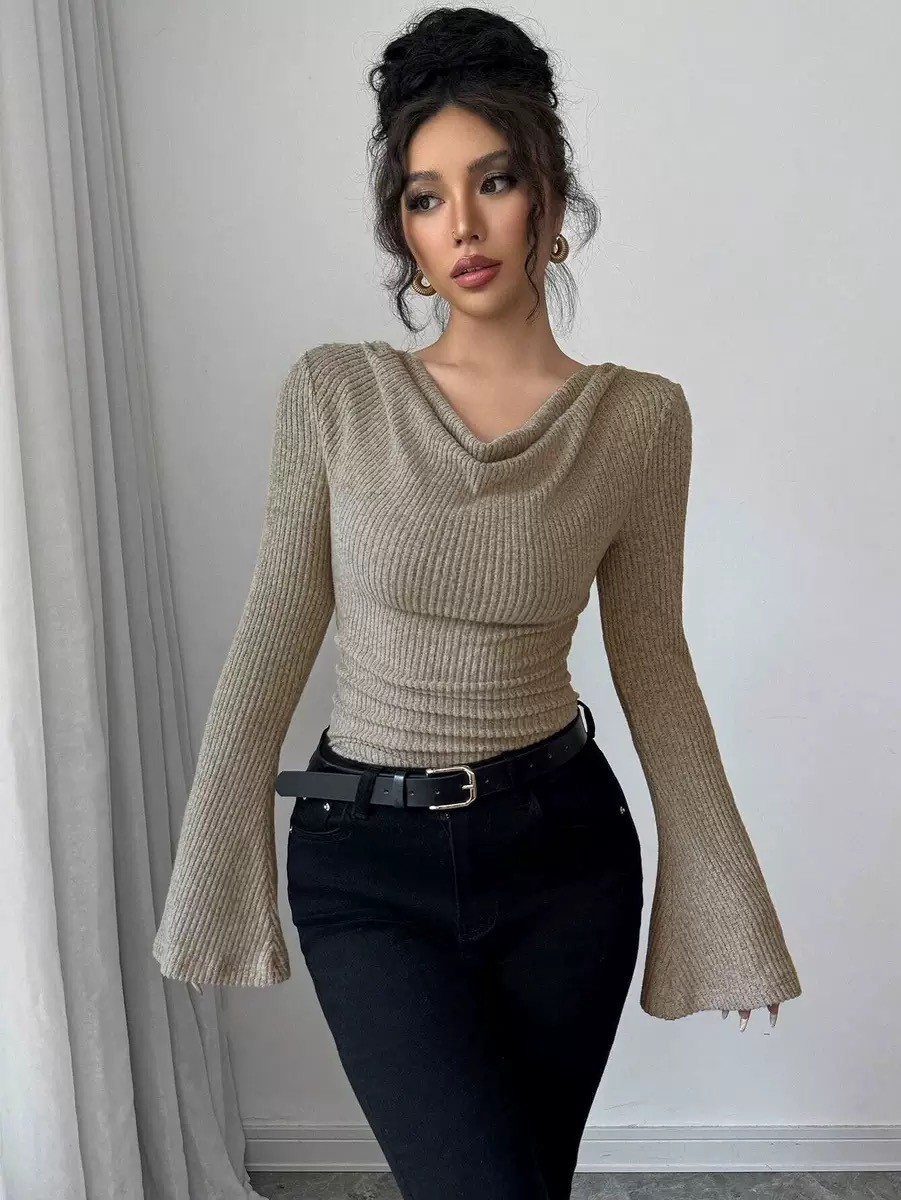 Women Blouse Off Shoulder Cowl - Blouse Off Shoulder incelemesi ve fiyatı