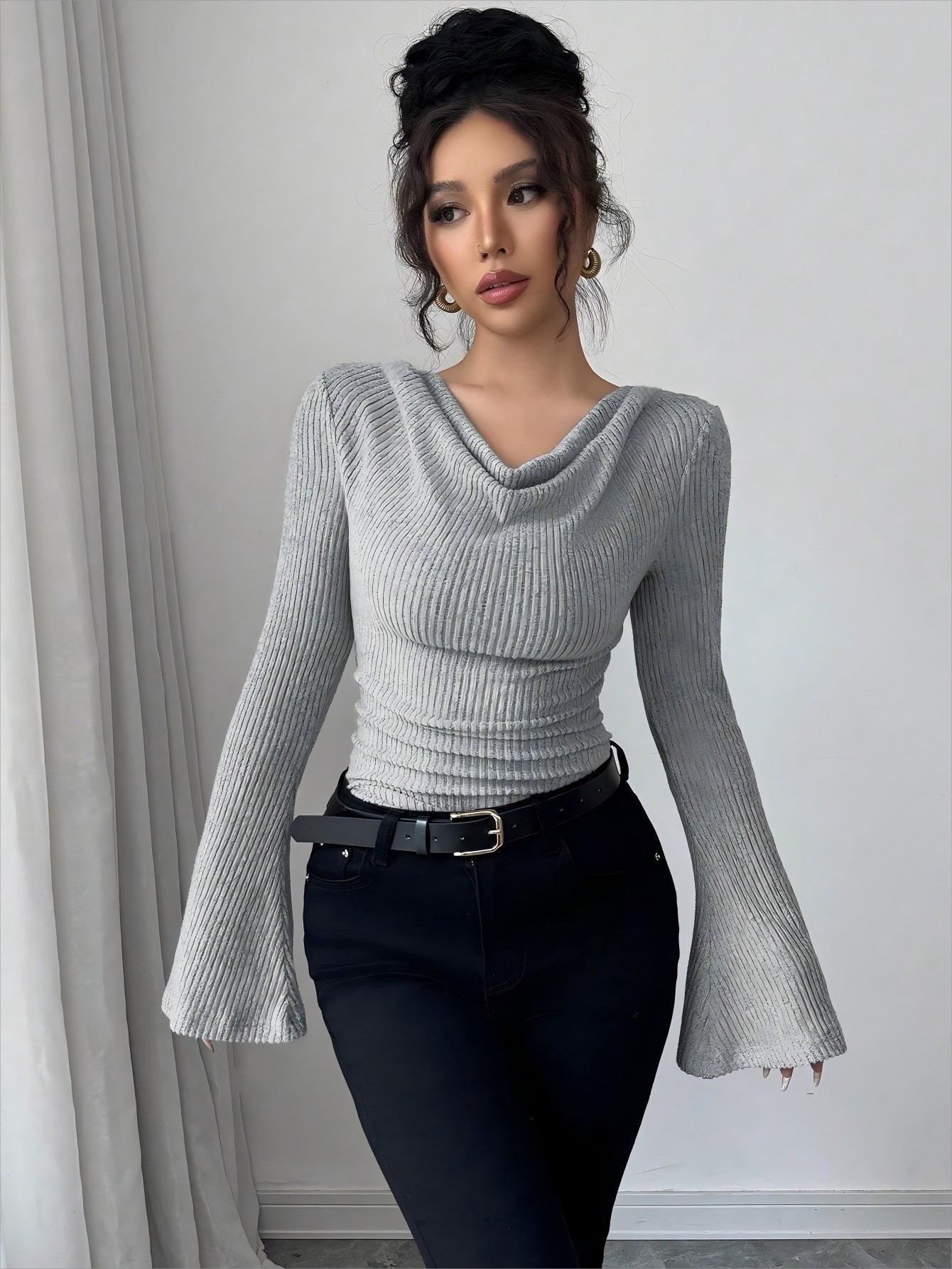 Women Blouse Off Shoulder Cowl - Blouse Off Shoulder incelemesi ve fiyatı