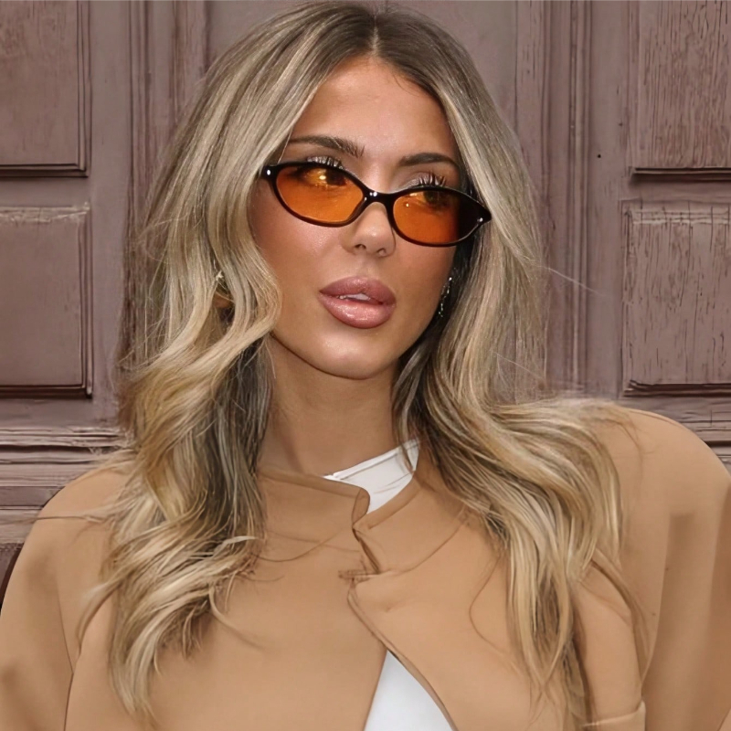 Retro Oval Frame Sunglasses Fa - Sunglasses Cat Eye incelemesi ve fiyatı