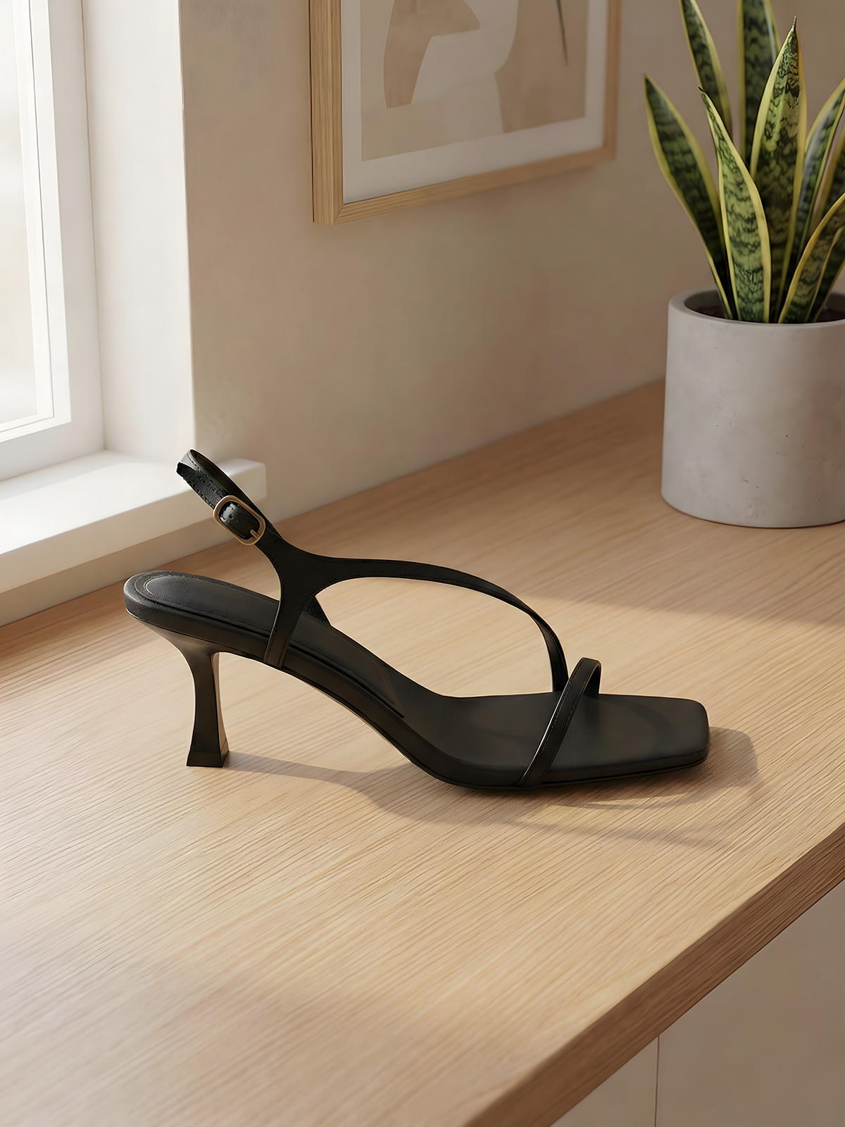 Elegant Genuine Leather Strapp - Sandal Strappy Heeled incelemesi ve fiyatı