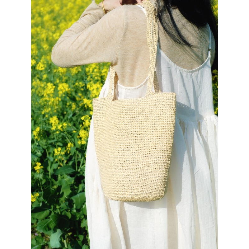 330g Raffia Yarn for Hand Knit - Crochet Bag Raffia incelemesi ve fiyatı