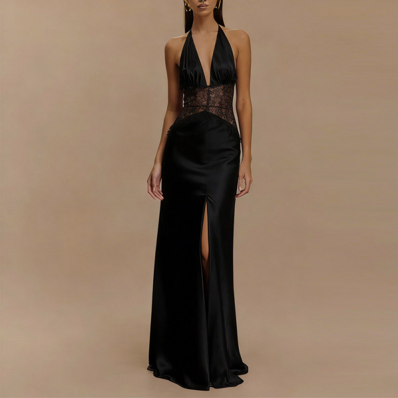 Sexy Backless Halter Maxi Dres - Maxi Dress Halter incelemesi ve fiyatı