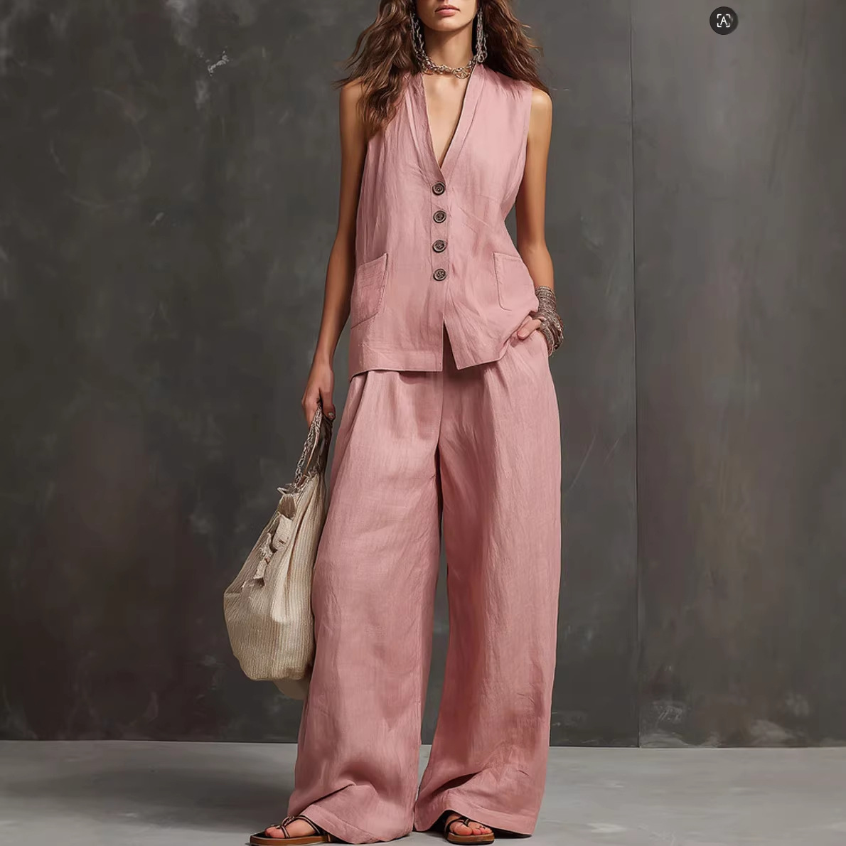 2026 summer women's clothing l - Linen Pant Wide incelemesi ve fiyatı