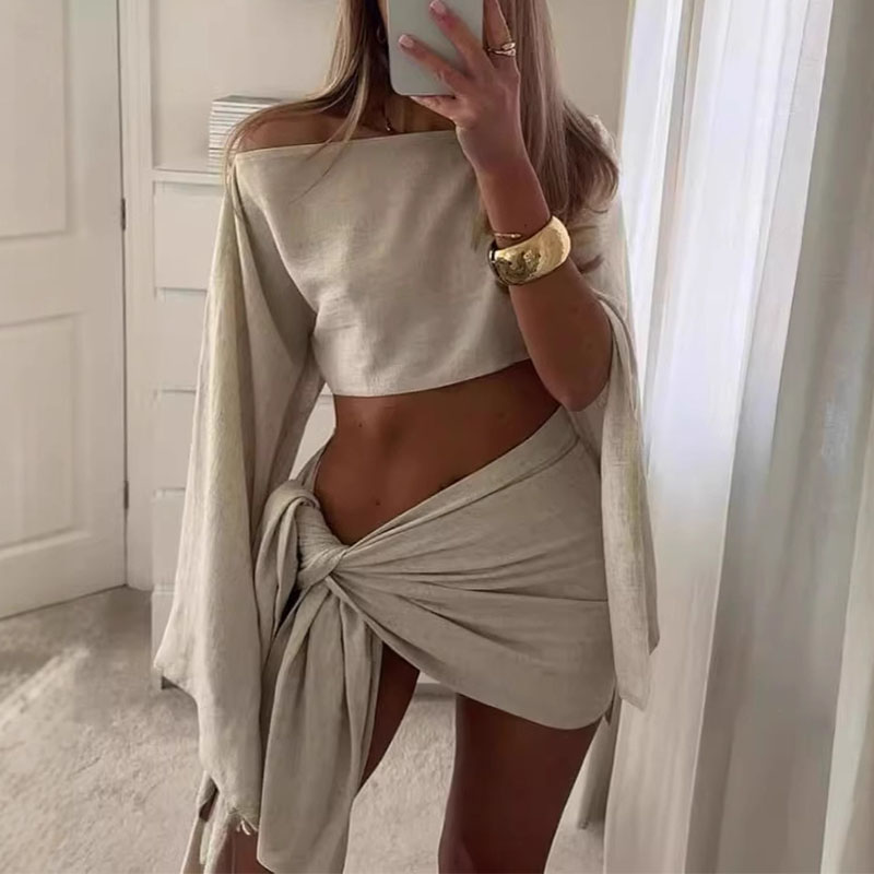 Women Two Pieces Sets Summer C - Crop Top Crochet incelemesi ve fiyatı
